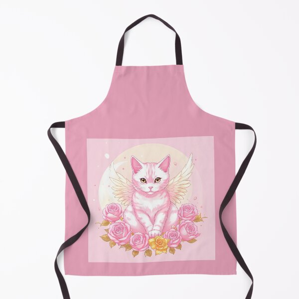 Item preview, Cat angel among roses. designed and sold by Natalia-Vlad.