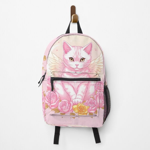 Item preview, Cat angel among roses. designed and sold by Natalia-Vlad.