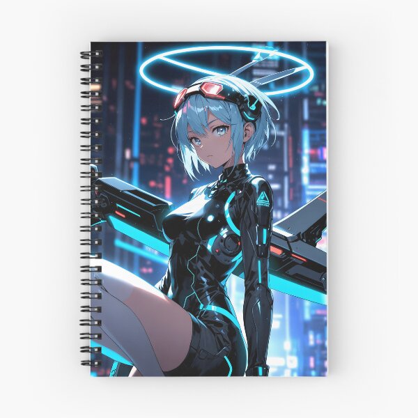 Item preview, Futuristic Anime girl designed and sold by disturbedrod.