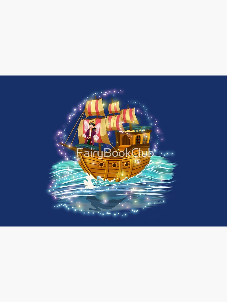 Thumbnail 6 of 6, Bath Mat, Pirate Pete and the Lost Fairy Treasure's Ship designed and sold by FairyBookClub.