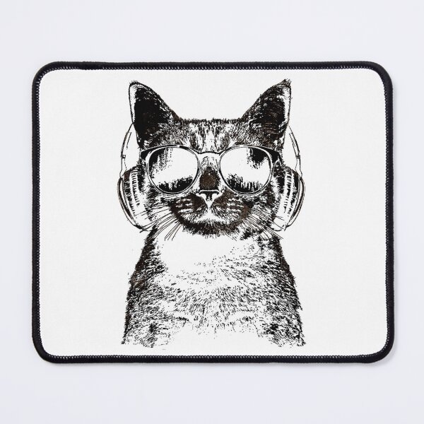Item preview, Funny Colorful Cat Sunglasses Headphones designed and sold by AddlPoolart.
