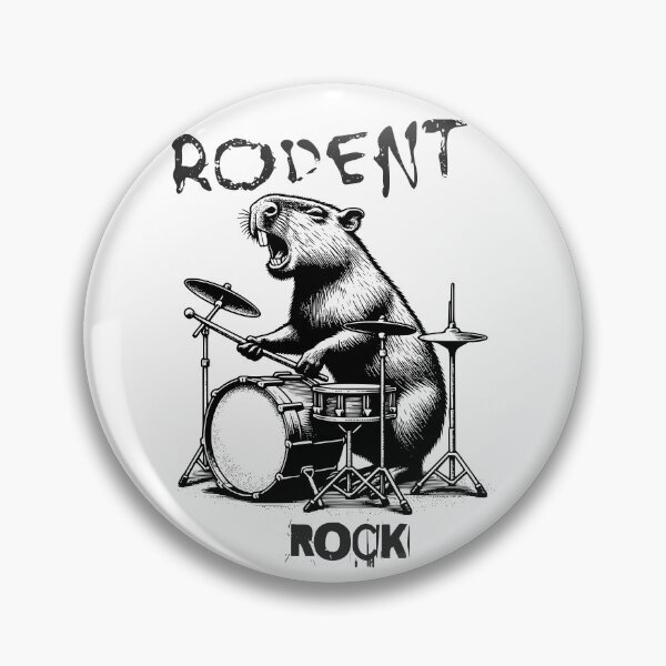 Item preview, Rodent Rock – Capybara Drum Solo designed and sold by MTeesGA.