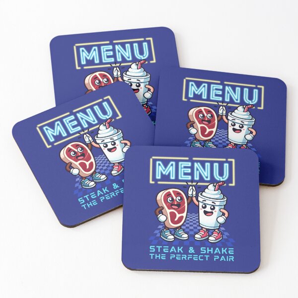 Item preview, Retro Diner Vibes: Steak & Shake – The Perfect Pair designed and sold by buglevel.