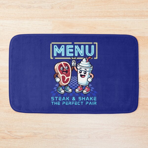 Item preview, Retro Diner Vibes: Steak & Shake – The Perfect Pair designed and sold by buglevel.