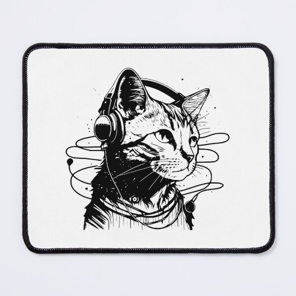 Item preview, Cat With Headphones Meme Cat Meme Funny Memes designed and sold by AddlPoolart.