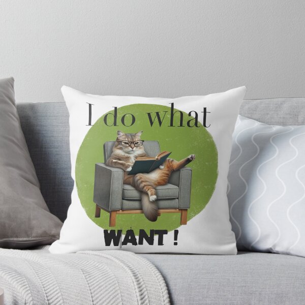 Item preview,  I Do What I Want – Relaxed Reading Cat designed and sold by MTeesGA.