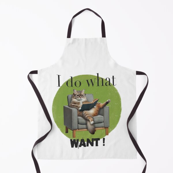 Item preview, I Do What I Want – Relaxed Reading Cat designed and sold by MTeesGA.