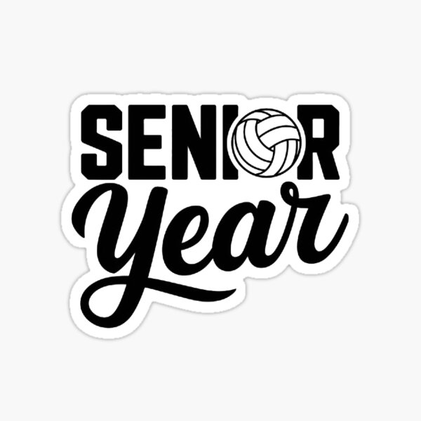 Item preview, Senior Year Volleyball Design for Athletes designed and sold by High School Spirit.