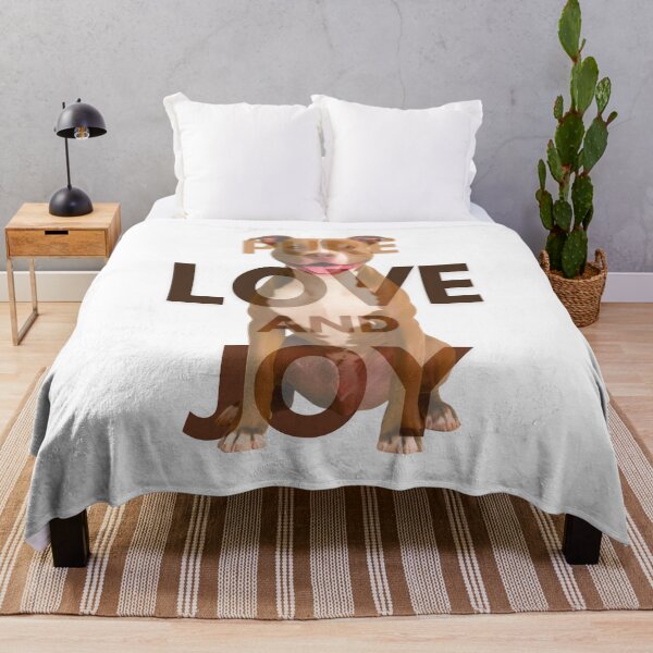 Item preview, Pure Love and Joy – Adorable Pitbull Terrier Design designed and sold by Fredster1966.