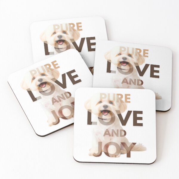 Item preview, Pure Love and Joy – Adorable Bichon Frise Design designed and sold by Fredster1966.