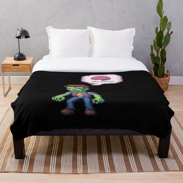 Artikelvorschau, Zombie-Denkgehirne in Pixelkunst entworfen und verkauft von Wild Cat Project.