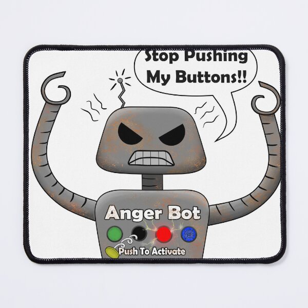Item preview, Angry Robot designed and sold by ArtOfLoveBots.