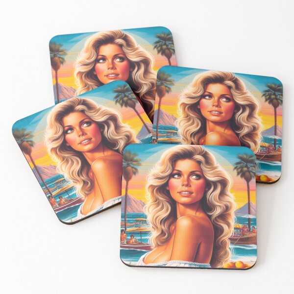 Item preview, Hot Blonde Girl designed and sold by PulpVintage.