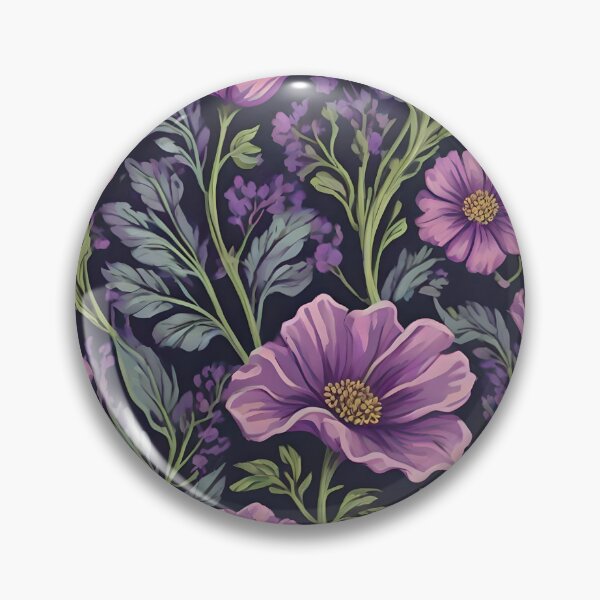 Item preview, Purple and Lilac Flower Garden in Spring designed and sold by Ciervo Primavera.