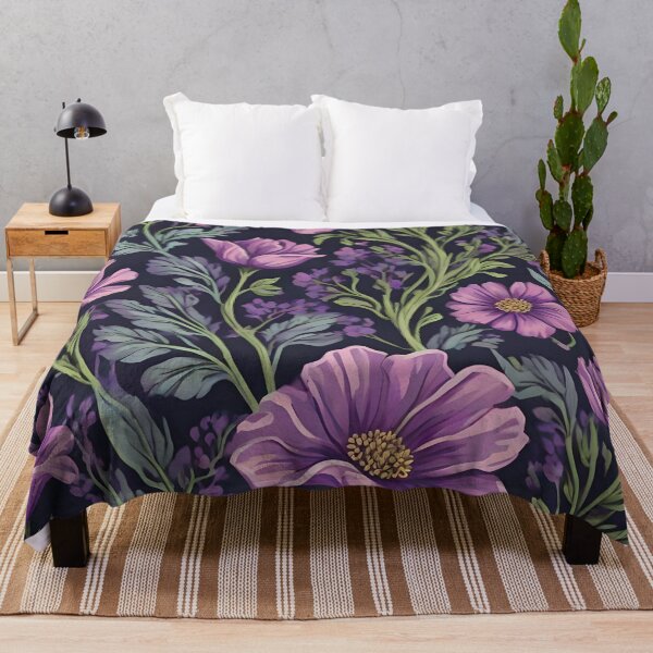 Item preview, Purple and Lilac Flower Garden in Spring designed and sold by Ciervo Primavera.
