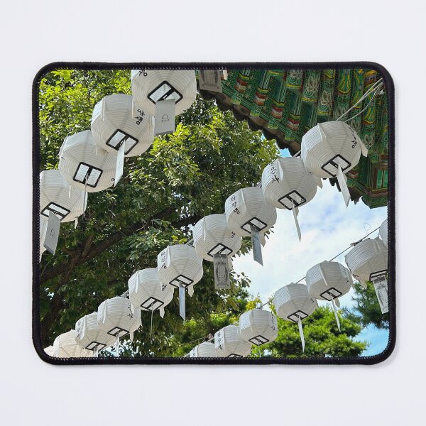 Item preview, Strung White Lanterns at Bongeunsa | South Korea Decor designed and sold by YemmyZImages.