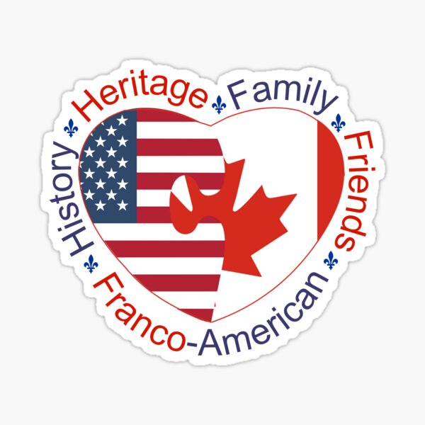US-Canada Heritage Sticker