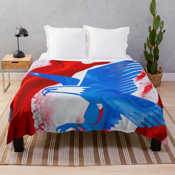Item preview, Eagle + Flag Wave - Flow Art / Pour Painting - jdp-04-0037 designed and sold by ANomadDesigns.