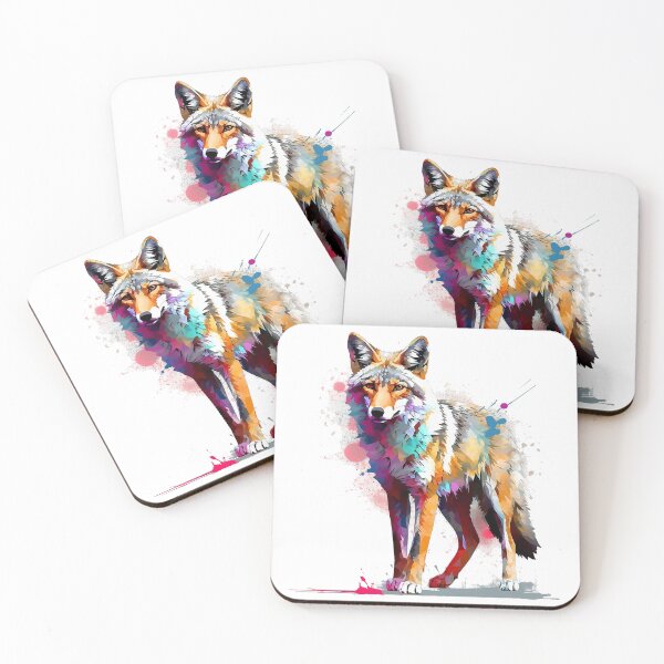 Item preview, Coyote | Watercolor | Wild Animal | Animal | Zoo | Wildlife | Lifestyle | Bold Colors  designed and sold by mwinter2205.
