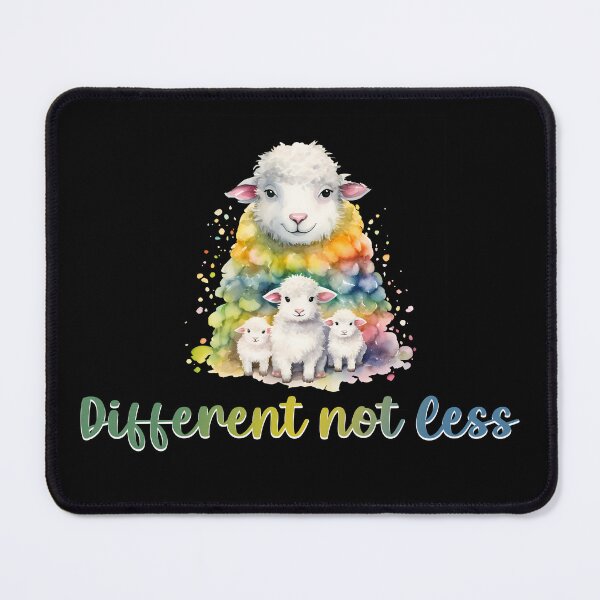 Item preview, Autism Different Not Less Sheep And Baby Lamb - Autistic Gril Boy  designed and sold by Smix Pixels.
