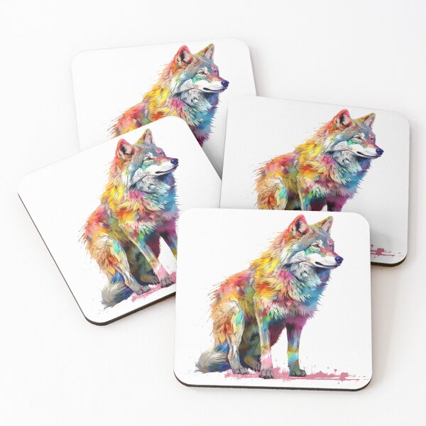 Item preview, Wolf | Watercolor | Wild Animal | Animal | Zoo | Wildlife | Lifestyle | Bold Colors  designed and sold by mwinter2205.
