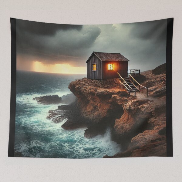 Item preview, Cliffside Solitude designed and sold by Wiredart.