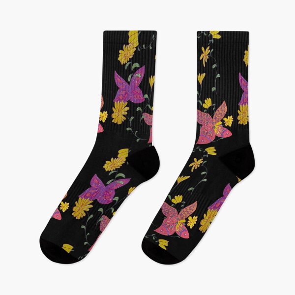 Item preview, Butterfly Garden at Night designed and sold by Uplifting Vib'n Design and Decor .