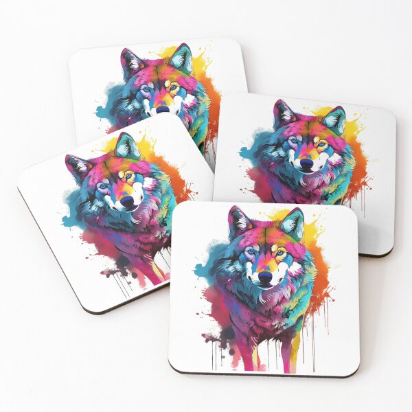 Item preview, Wolf | Watercolor | Wild Animal | Animal | Zoo | Wildlife | Lifestyle | Bold Colors  designed and sold by mwinter2205.
