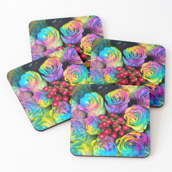 Item preview, Rainbow roses  designed and sold by BOBBYBABE.
