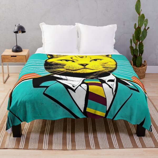 Item preview, Proud popart style successful business cat designed and sold by RK - Shop.