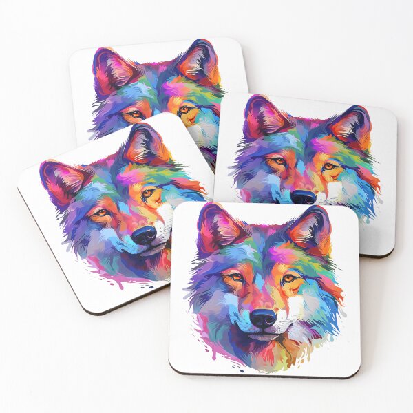 Item preview, Wolf | Watercolor | Wild Animal | Animal | Zoo | Wildlife | Lifestyle | Bold Colors  designed and sold by mwinter2205.