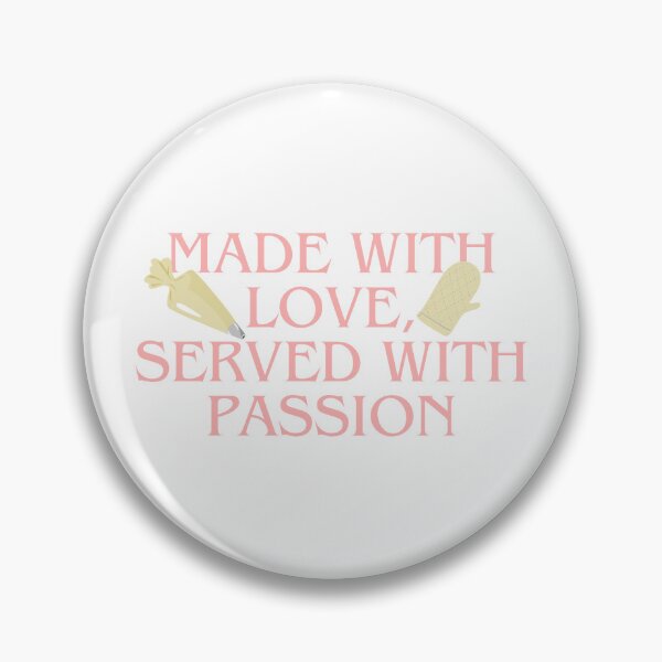 Item preview, Made with love served with passion  designed and sold by Diana Moreno.