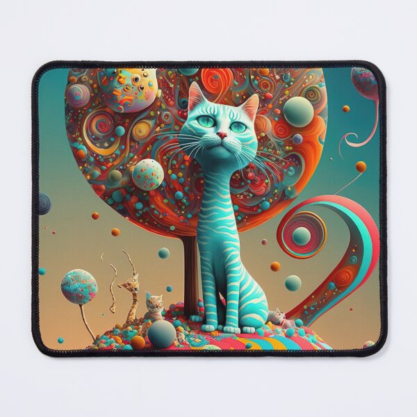 Item preview, Surreal world with lollipops and cats designed and sold by RK - Shop.