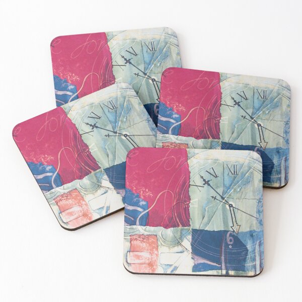 Item preview, Memories Awash - Ink and Bleach - Time Inspired designed and sold by VariARTyPrints.
