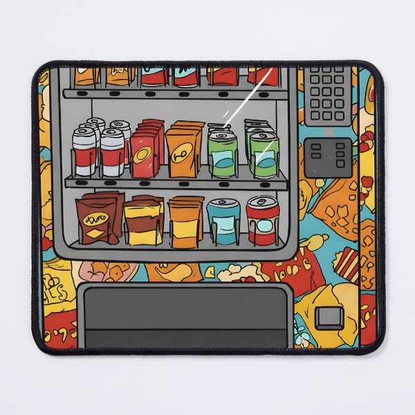 Item preview, Patterned Snack Vending Machine: Illustrated Design designed and sold by Brendan Arthur Ring.