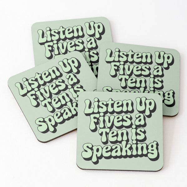 Item preview, Listen up fives a ten is speaking designed and sold by aluap106.