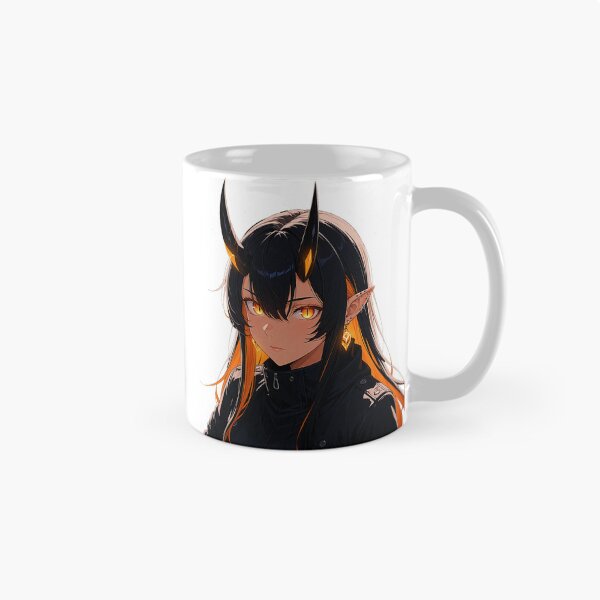Item preview, Oni - Yokai Cyber Waifu designed and sold by LivensStickers.