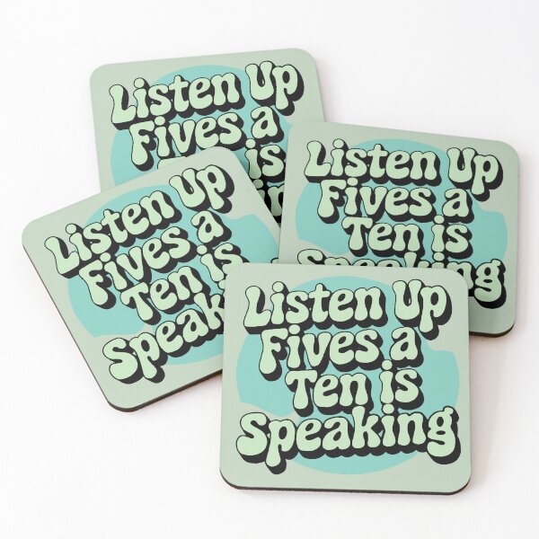 Item preview, Listen up fives a ten is speaking designed and sold by aluap106.