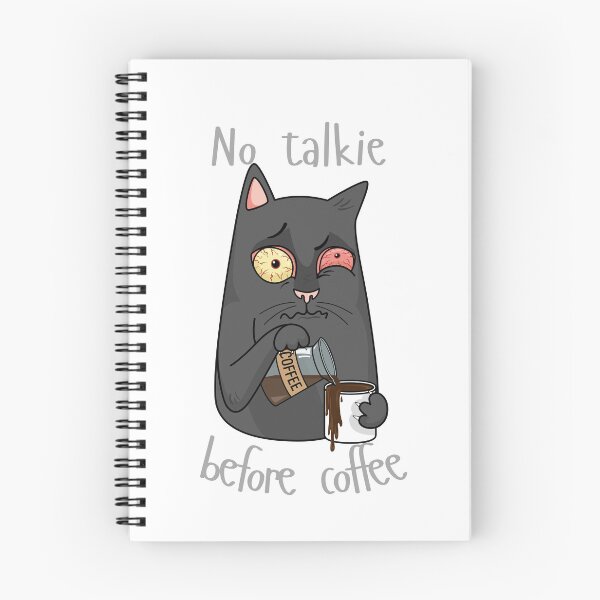 Item preview, NO TALKIE BEFORE COFFEE designed and sold by DanaTees.