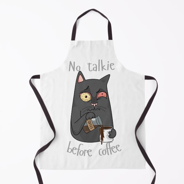 Item preview, NO TALKIE BEFORE COFFEE designed and sold by DanaTees.