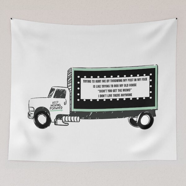 Item preview, Living in the Past Quote designed and sold by Sarcastic Gun.