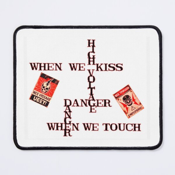 Item preview, MPJJ 1 Danger High Voltage Touch Kiss MPJJ designed and sold by Potsy.
