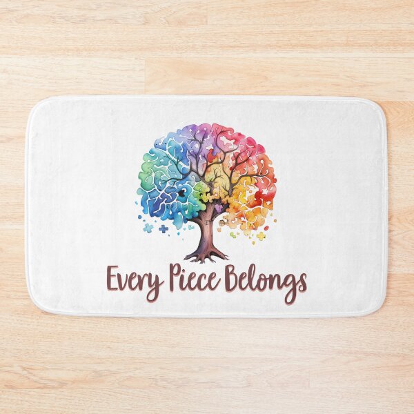 Item preview, Every Piece Belongs Autism Colorful Tree  - Autistic Gril Boy  designed and sold by Smix Pixels.