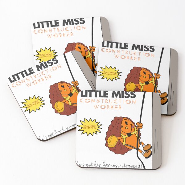 Item preview, little miss construction worker designed and sold by carmenliahart.