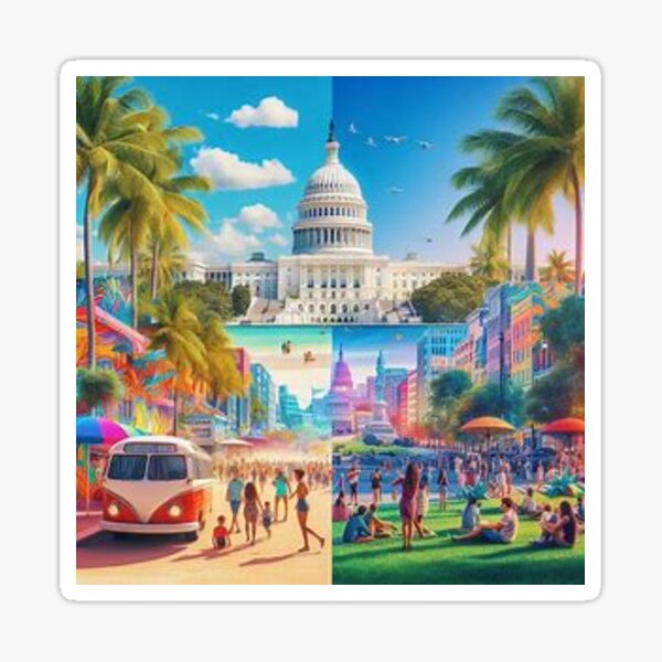 Item preview, Miami to Capitol Hill designed and sold by AlidaRosaCardo.