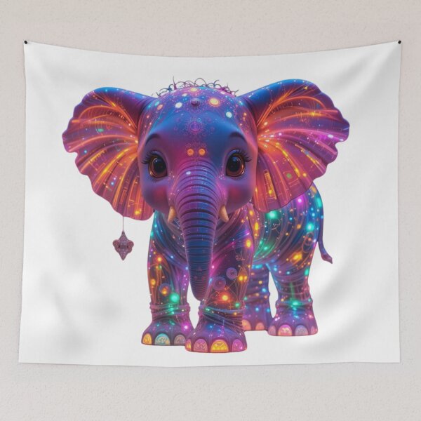 Item preview, Luminous Little Elephant designed and sold by GloriousArtSKD.