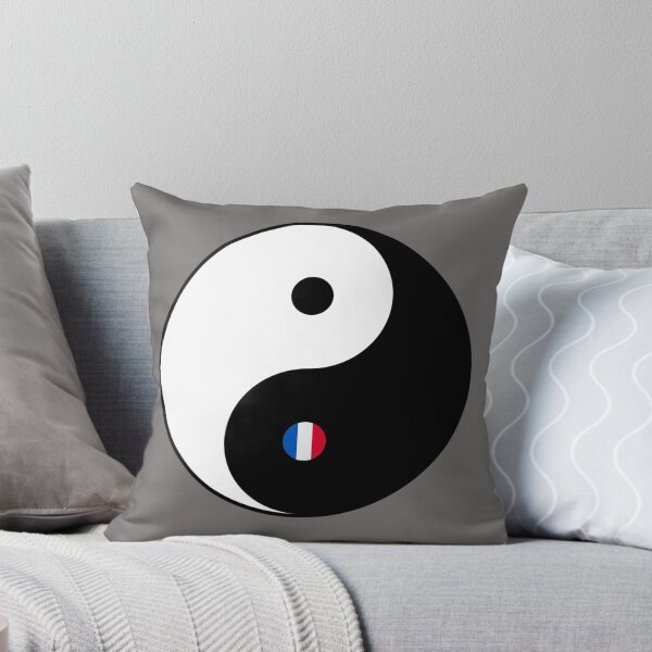 Aperçu de l'œuvre yin yang france, nation drapeau france créée et vendue par Wawan35200.