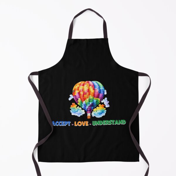 Item preview, Accept Love Understand - Colorful Airship Balloon - Autistic Gril Boy  designed and sold by Smix Pixels.