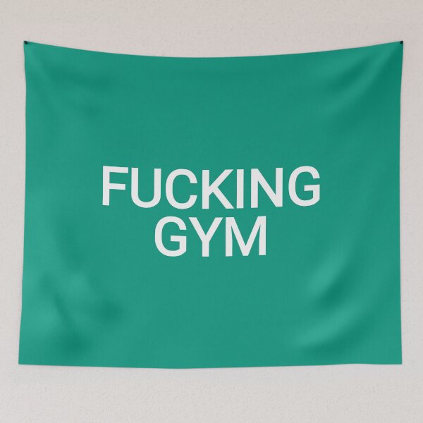 Item preview, Fucking Gym Text Funny designed and sold by vibeno1.