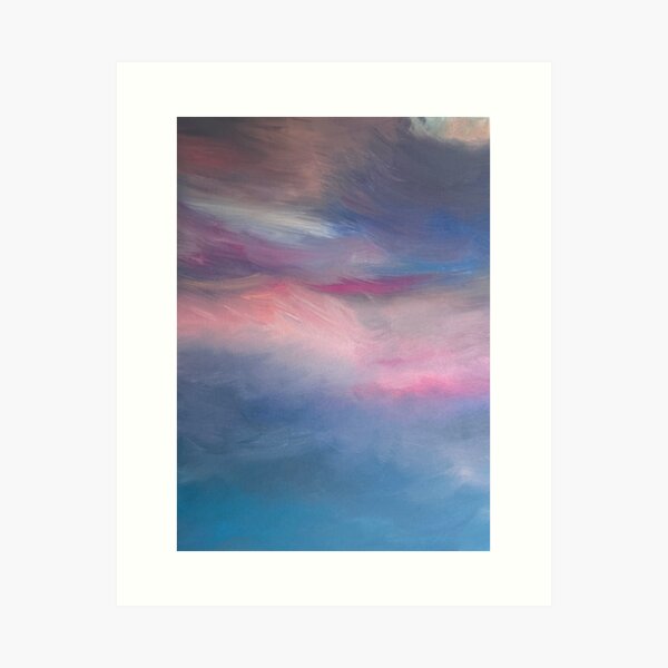 Item preview, Acrylic Wispy Clouds Painting designed and sold by SunMixArt.